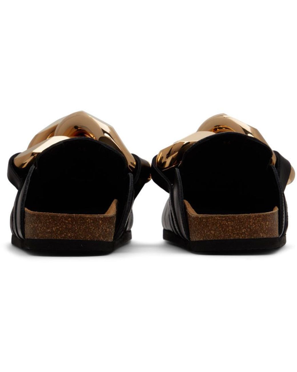 J.W. Anderson Black Chain Muller Shoes