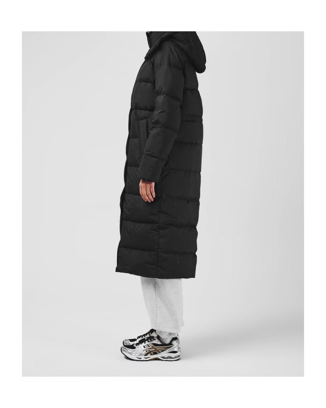 lululemon athletica Black Wunder Puff Long Down Jacket