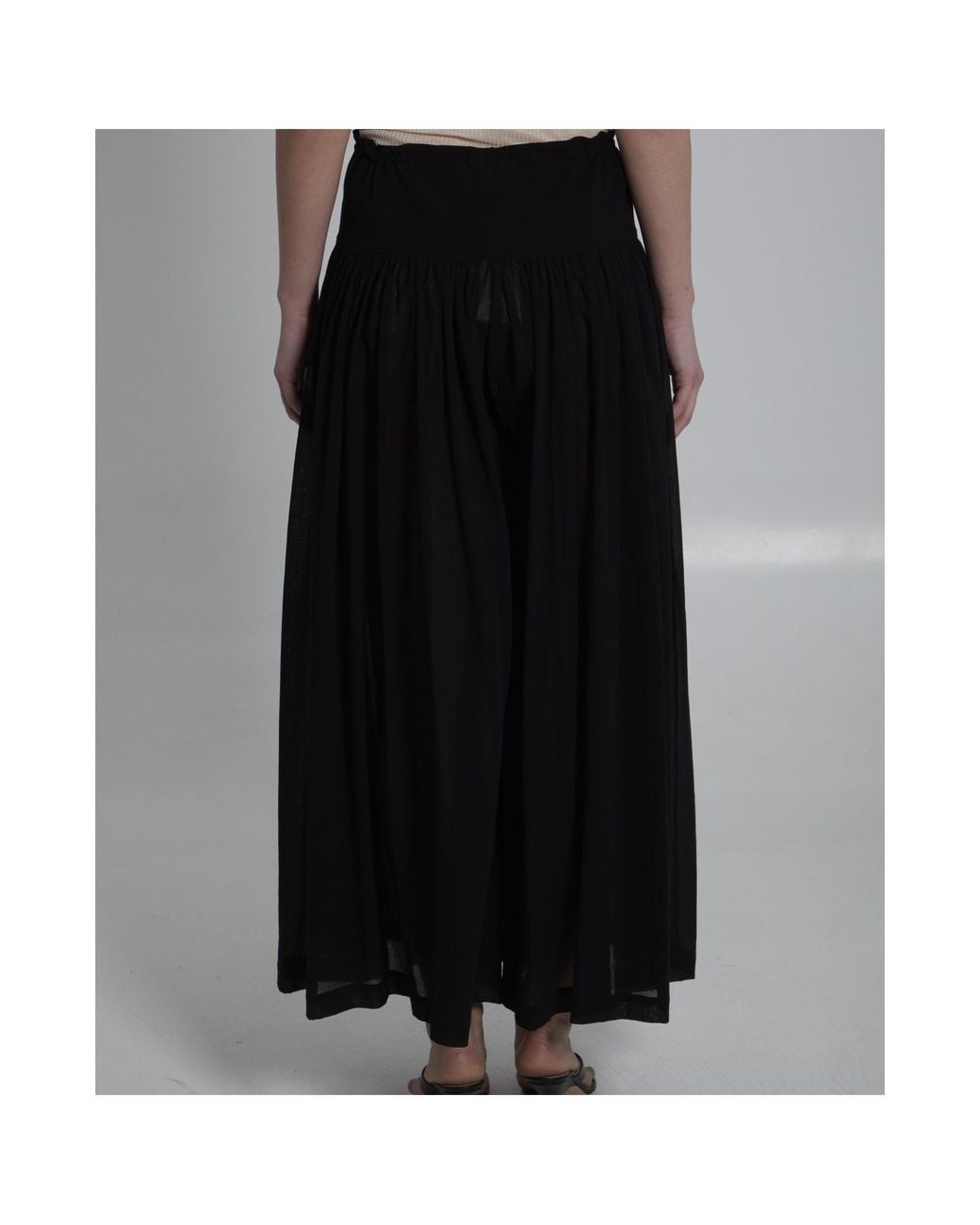The Row Black Berenice Pleated Pants
