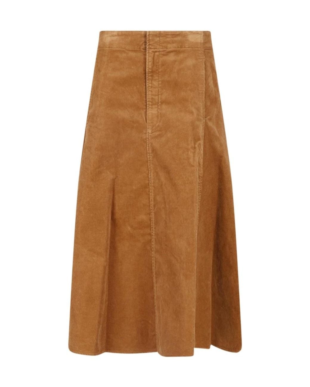 Polo Ralph Lauren Brown Ralph Lauren A-Line Midi Skirt