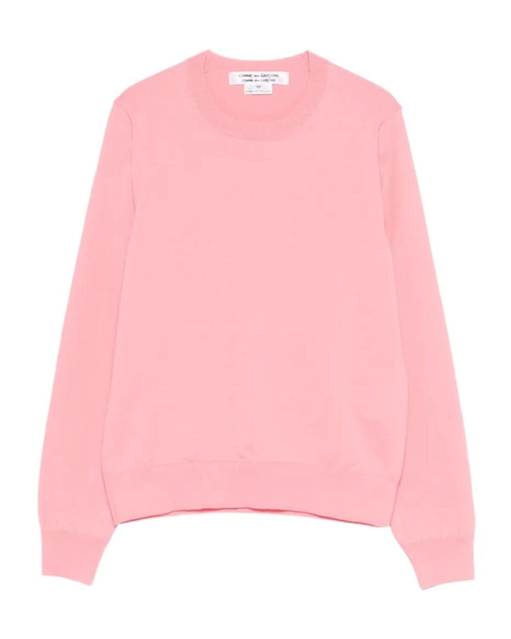 Comme des Garçons Pink Crewneck Sweater