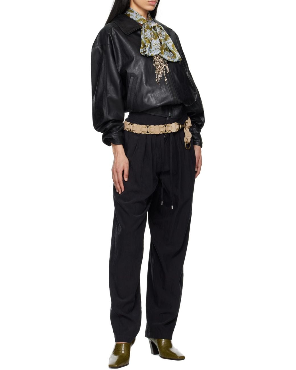 Isabel Marant Black Gleen Trousers