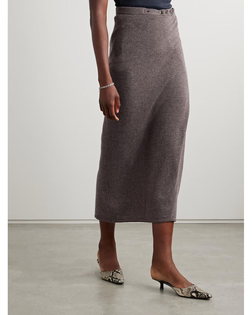 Christopher Esber Brown Fasten Skirt
