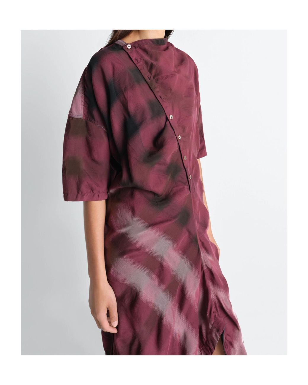 Lemaire Red Soft Collar Dress