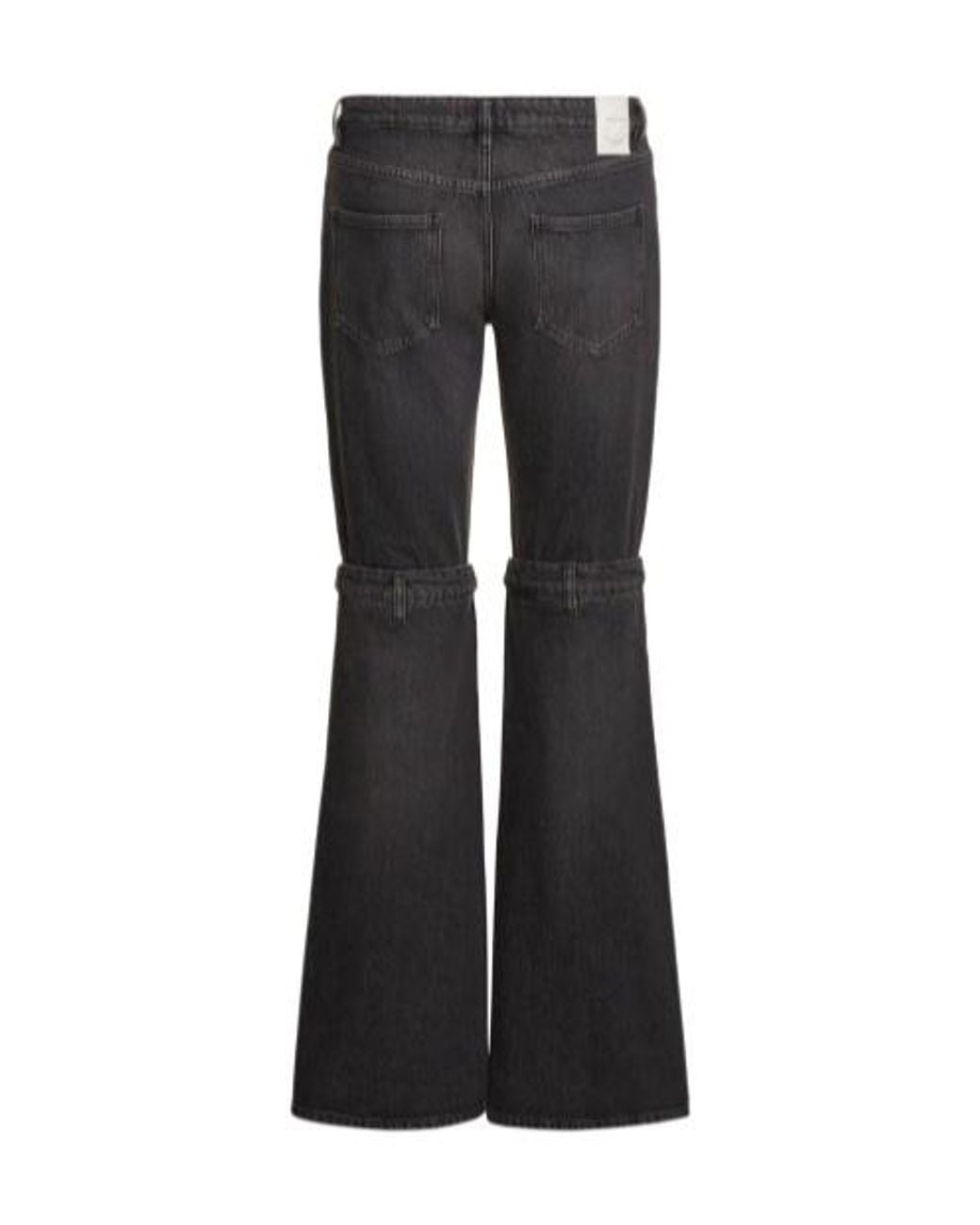 Coperni Black Knee Detail Denim Trousers for men