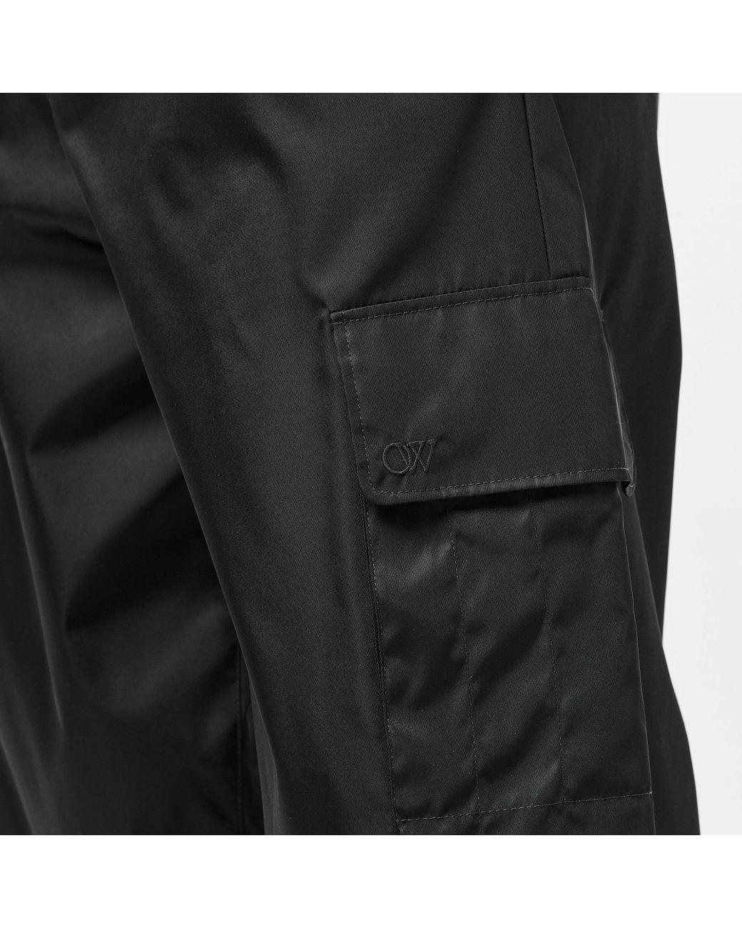 Off-White c/o Virgil Abloh Black Pocket Cargo Pants for men