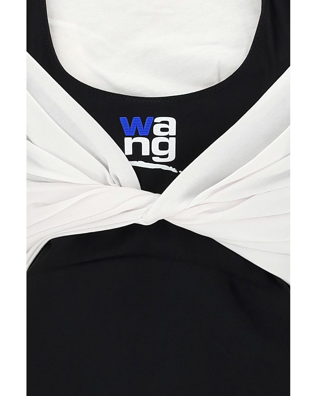 Alexander Wang Black Layered Cotton T-Shirt Dress