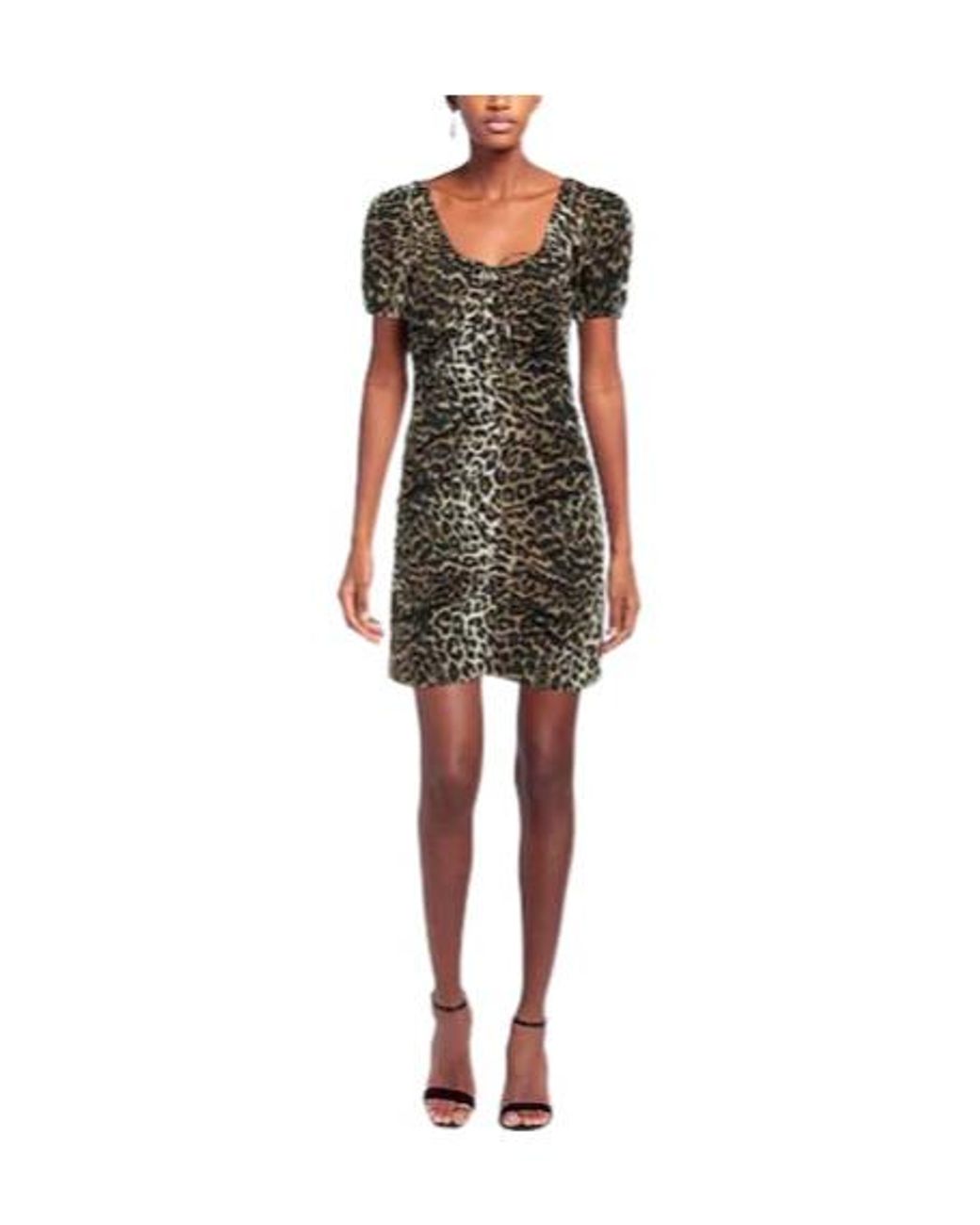 Ganni Black Mini Dress