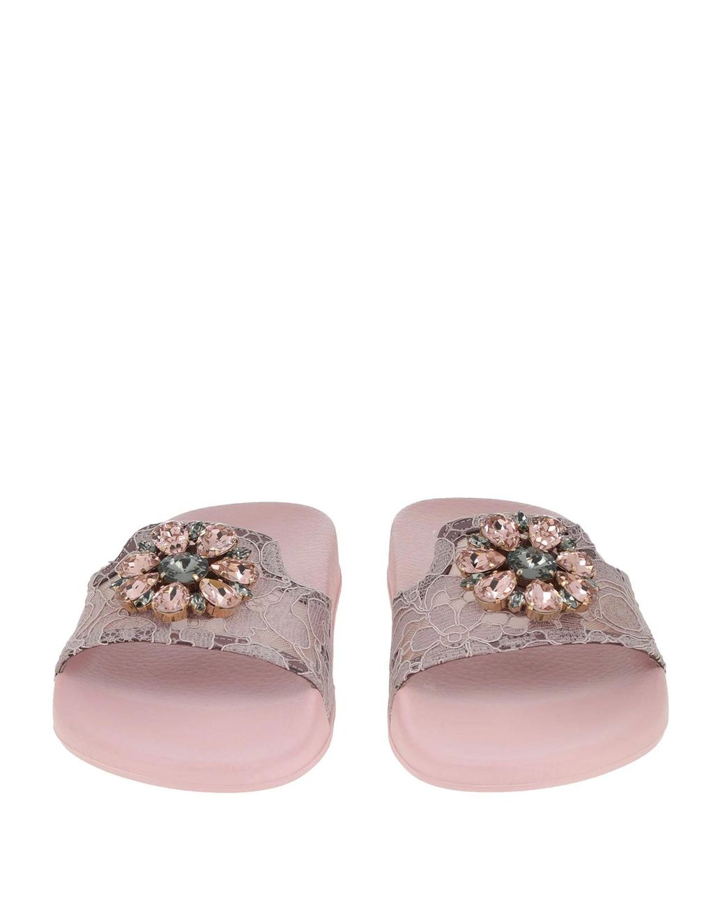 Dolce & Gabbana Pink Solid Color Sandals
