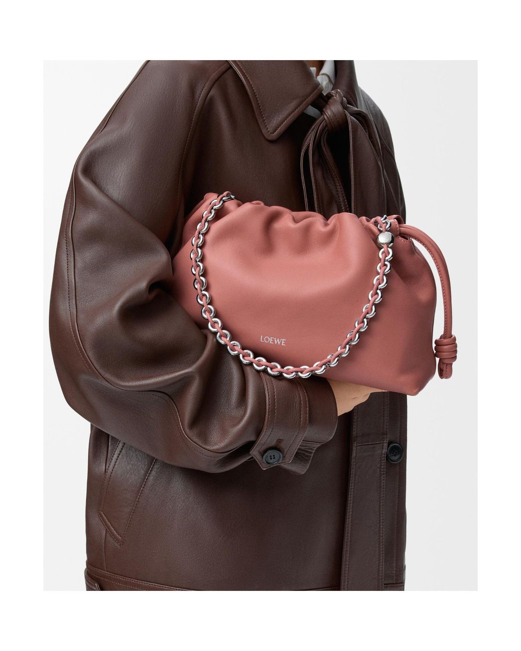 Loewe Pink Medium Flamenco Purse
