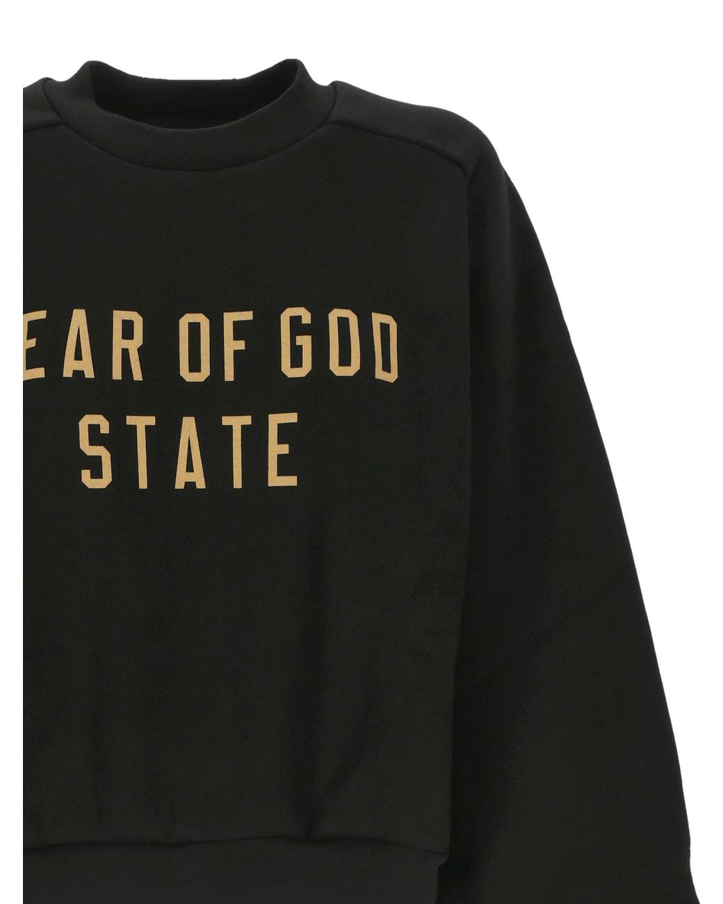 Fear Of God Black Round-Neck Sweater