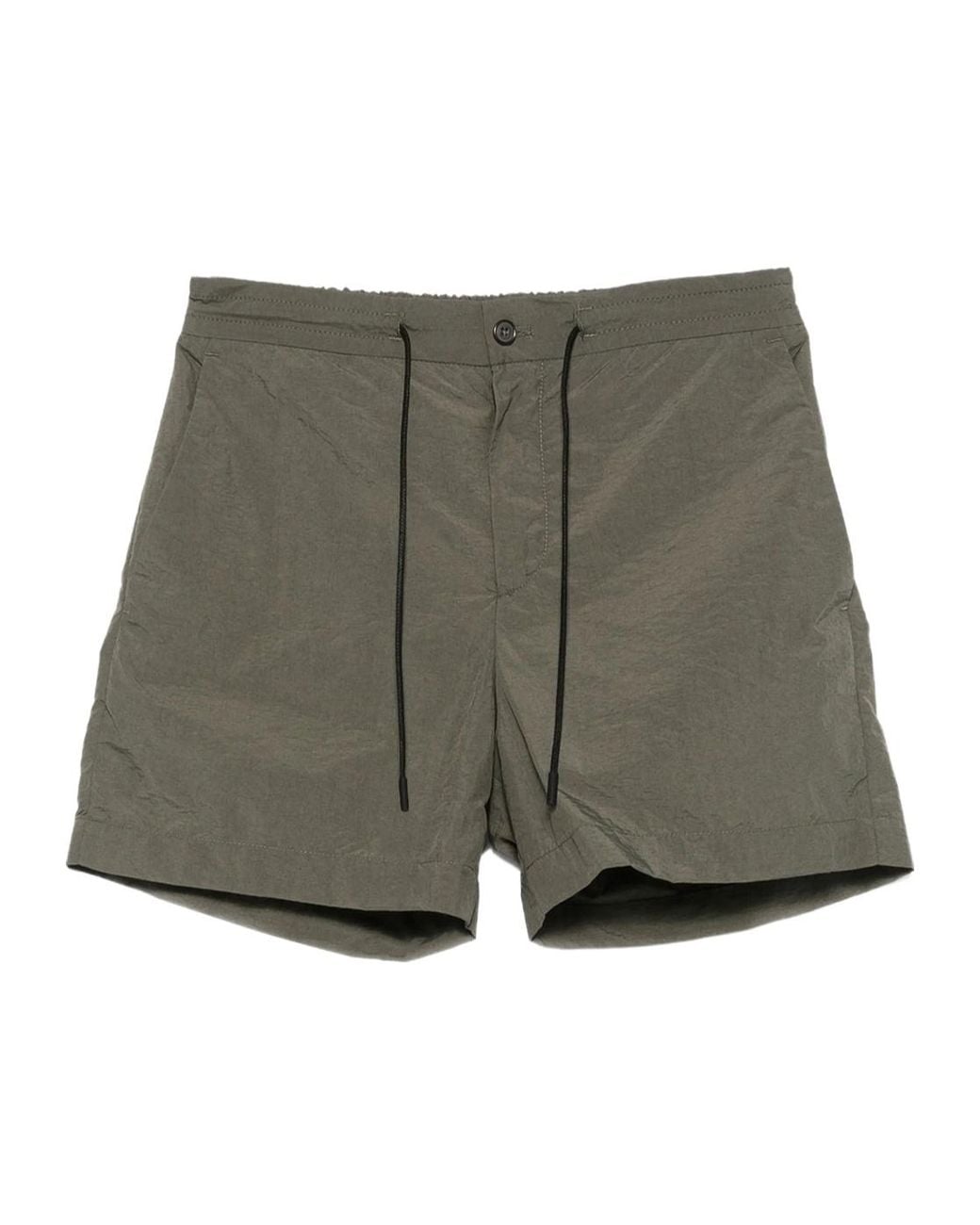 PT01 Gray Drawstring Shorts for men