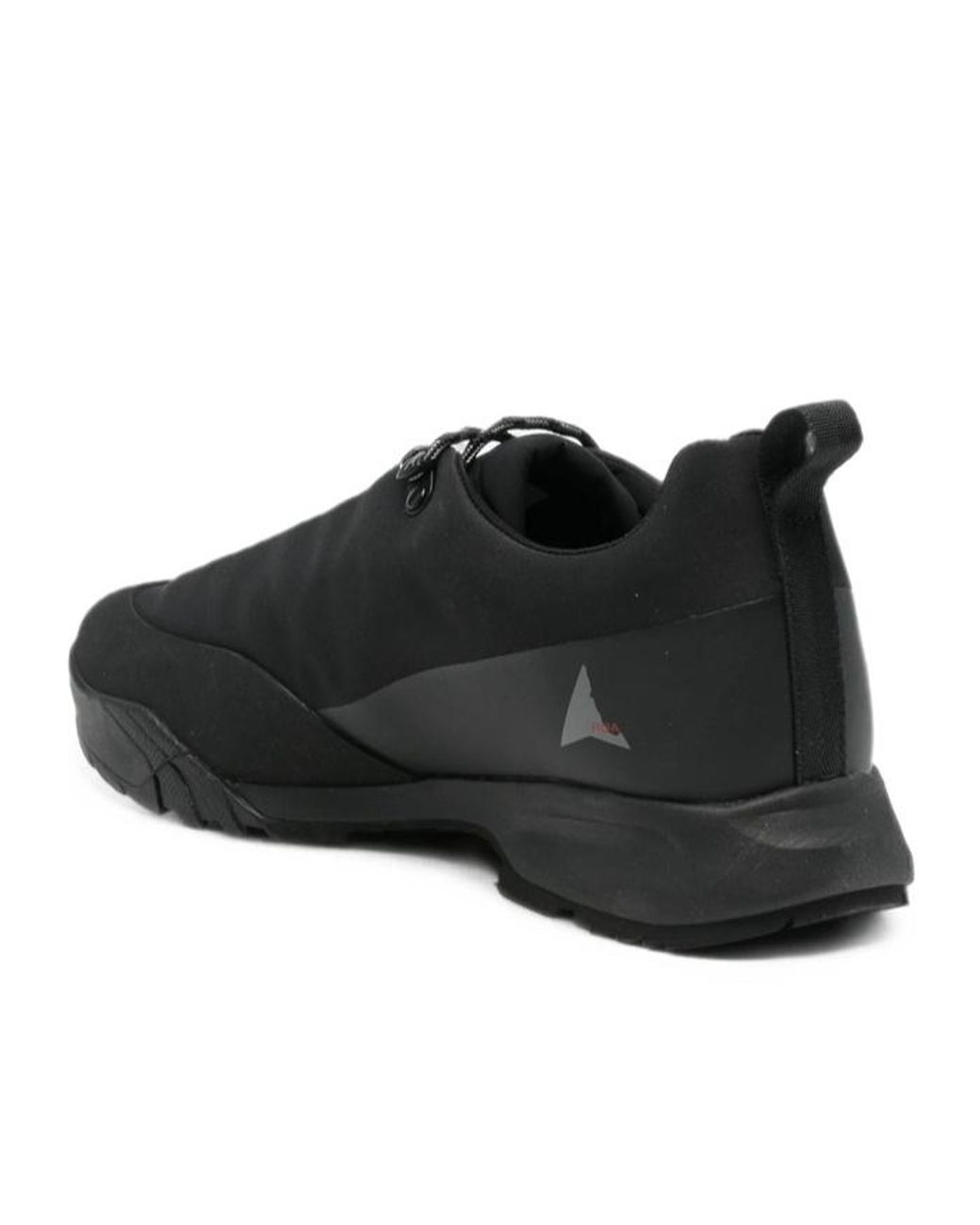Roa Black Lace-Up Sneakers for men