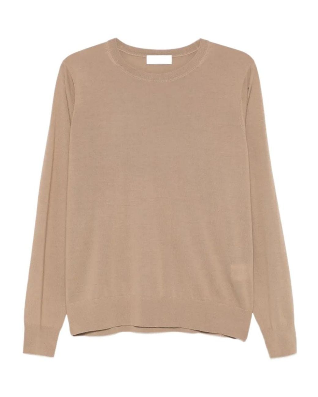 Dries Van Noten Natural Long Sleeve Crewneck Sweatshirt for men