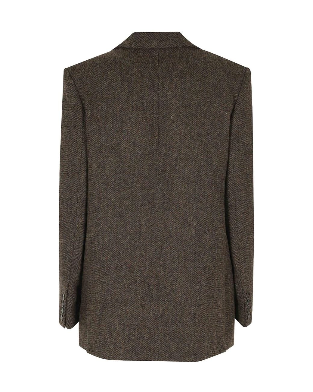 Soeur Brown Single-Breasted Blazer