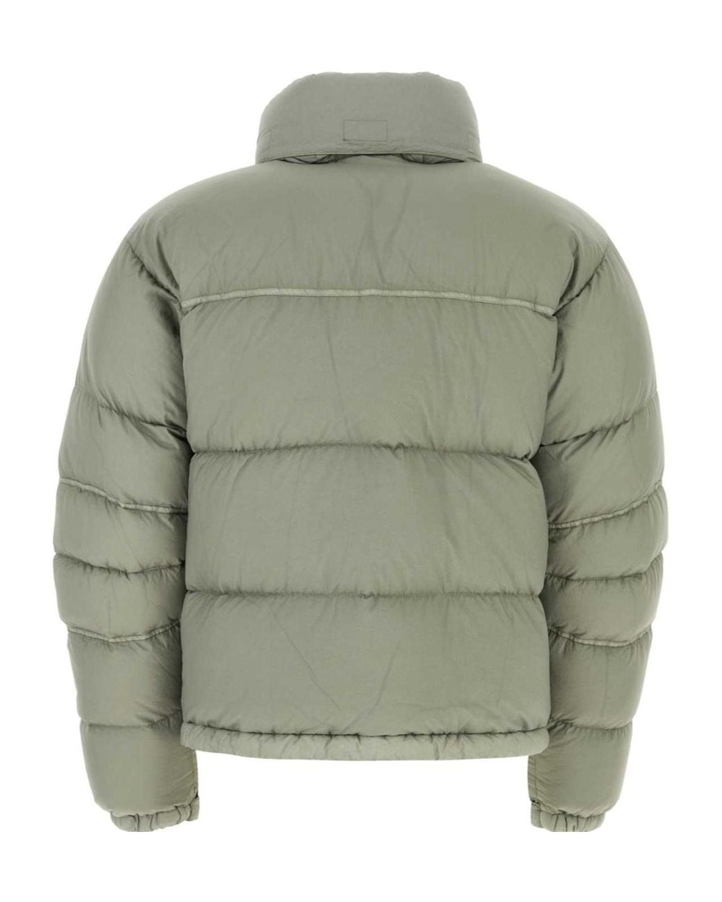 C P Company Green Long Sleeved Quilted Padded Jacket for men