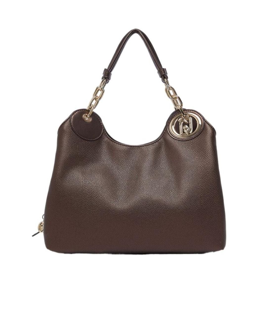 Liu Jo Brown Chain Handle Shoulder Bag
