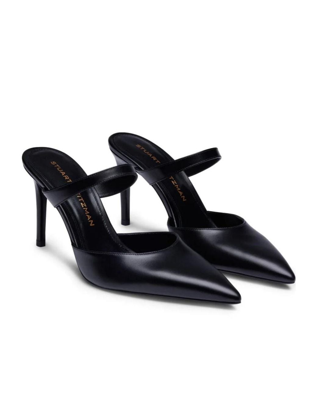 Stuart Weitzman Black Stuart Power Mule 85