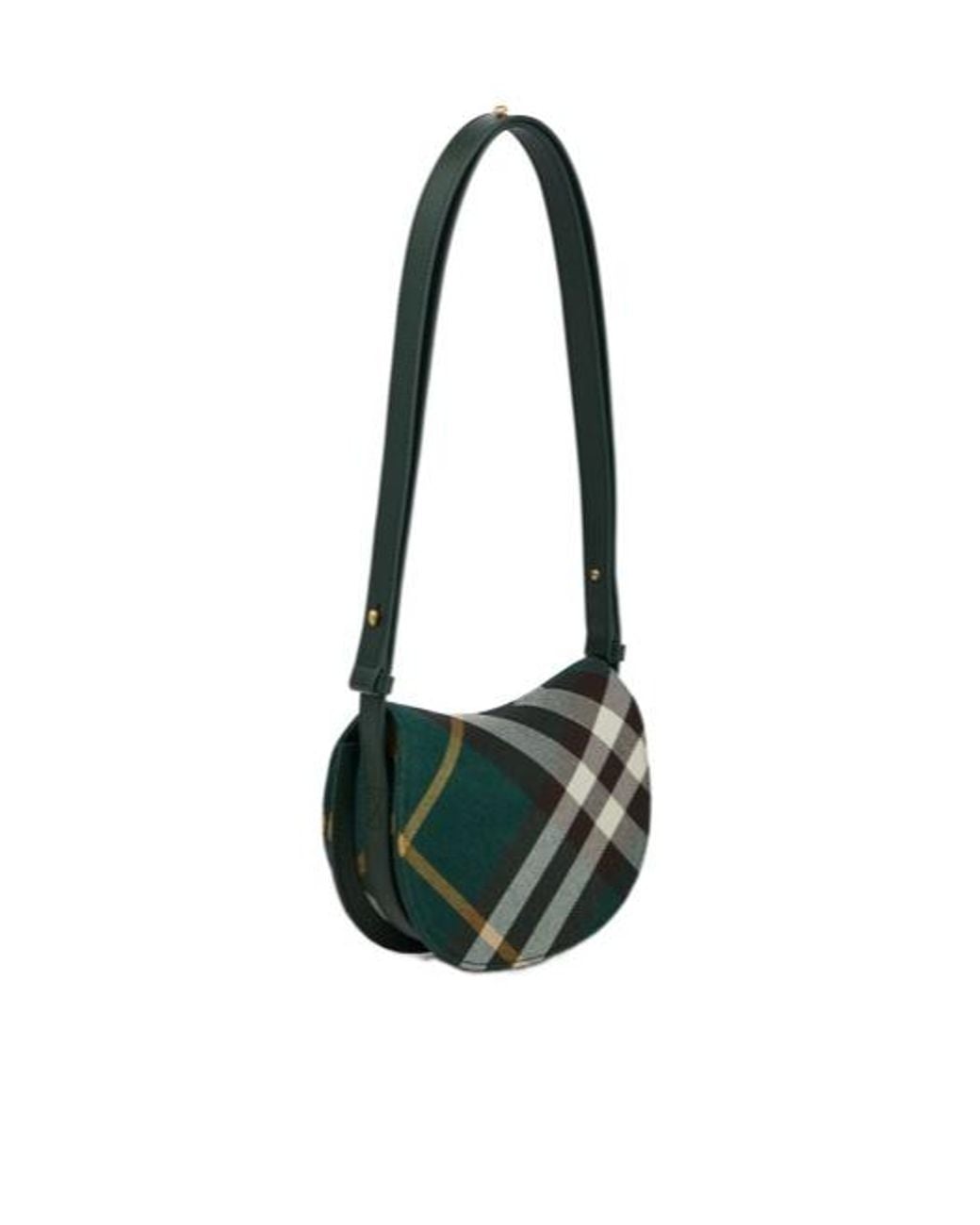 Burberry Green Classic Check Small Bag