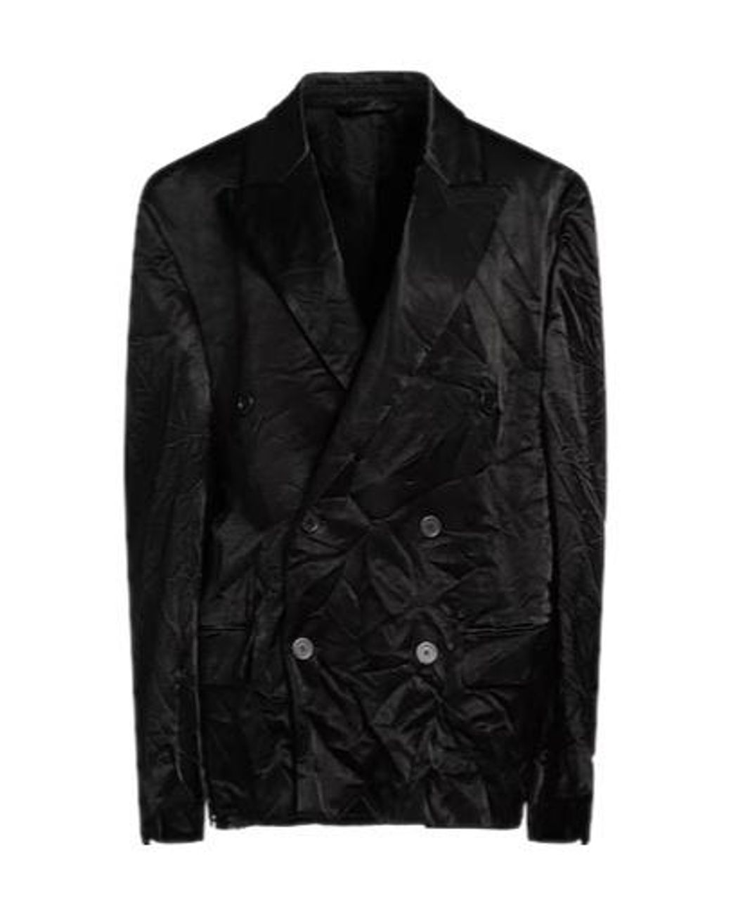 Balenciaga Black Double-Breasted Blazer
