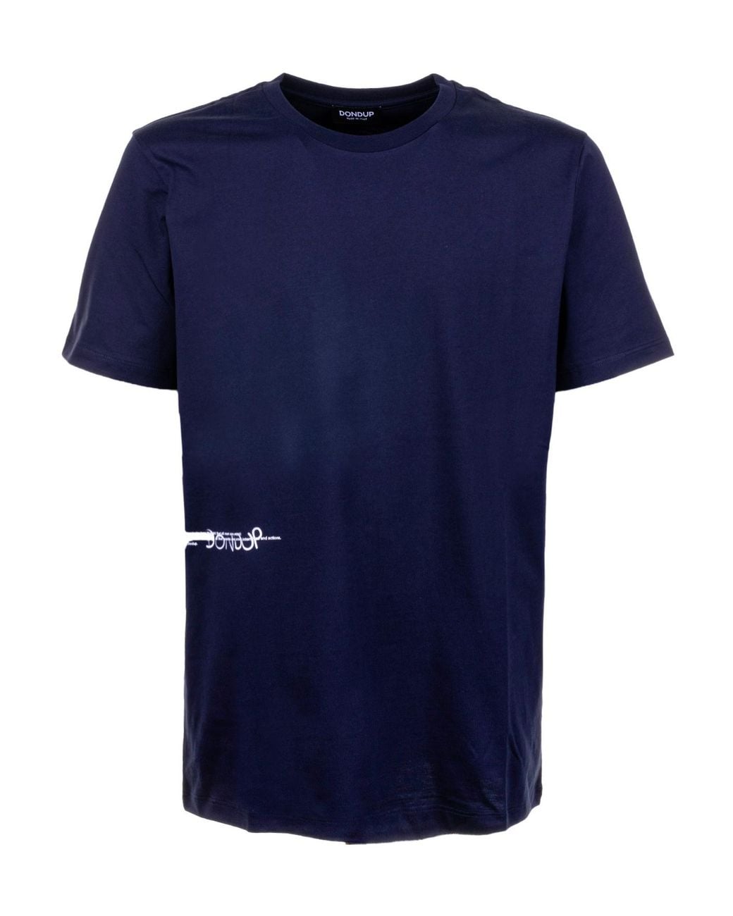 Dondup Blue Short Sleeve Crewneck T-Shirt for men