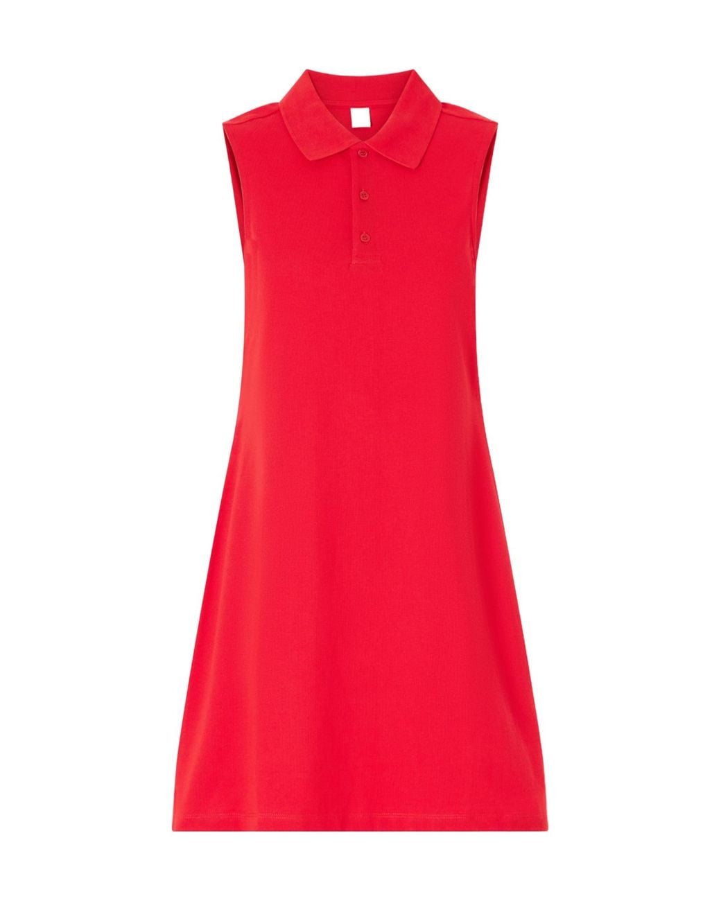 Flore Flore Red Cotton-Piqué Mini Dress