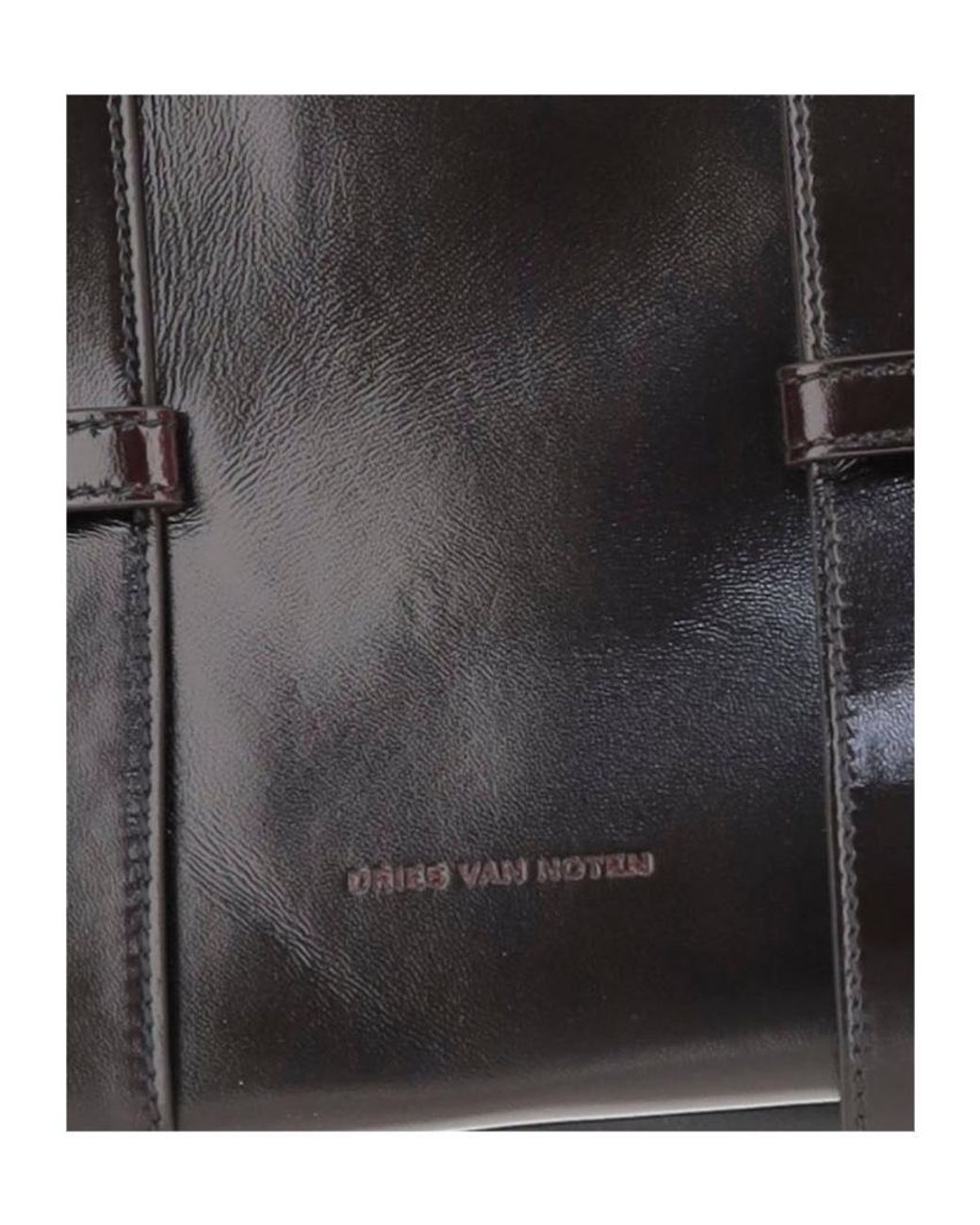Dries Van Noten Black Zippered Shoulder Bag