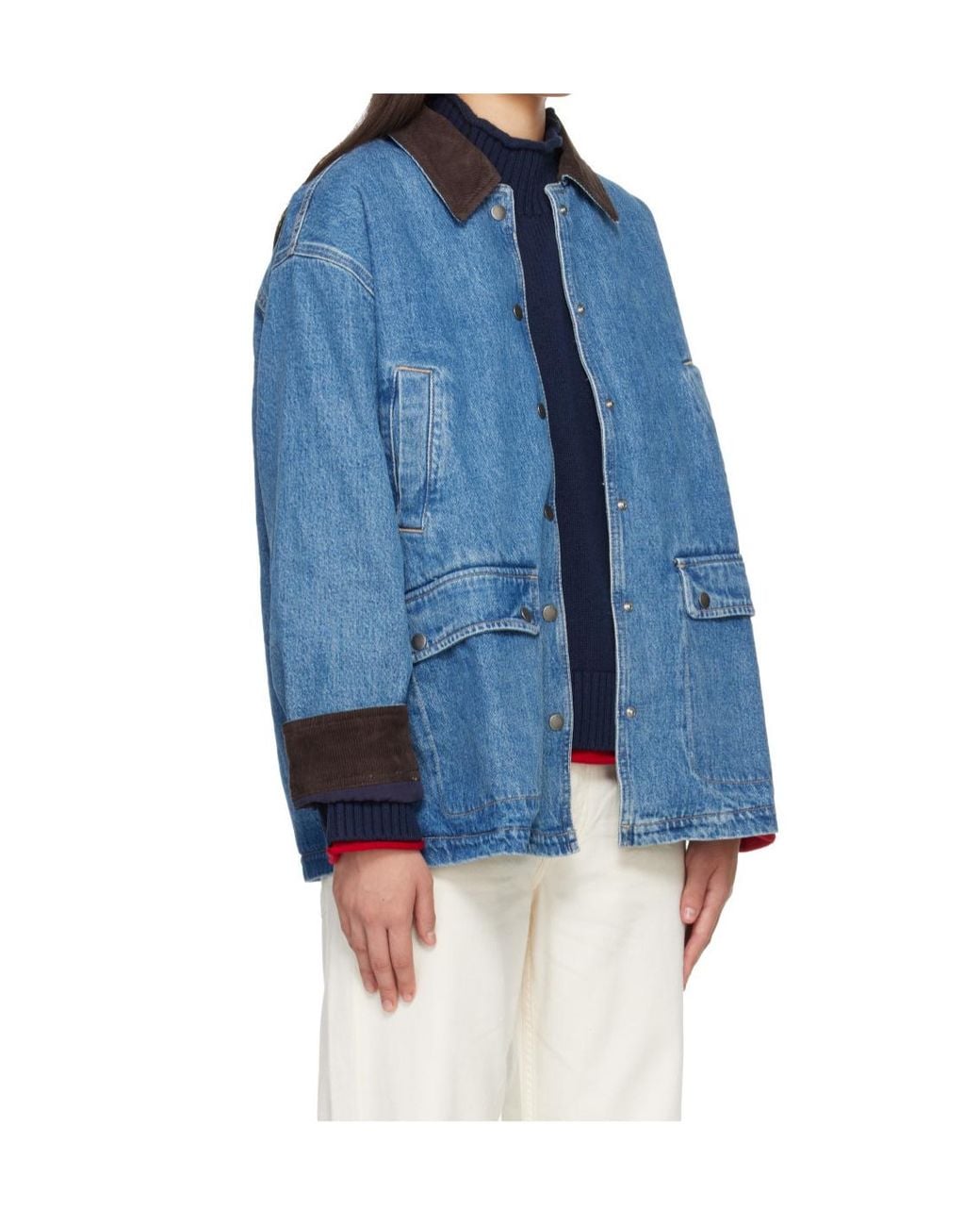 Rag & Bone Blue Long-Sleeve Jacket