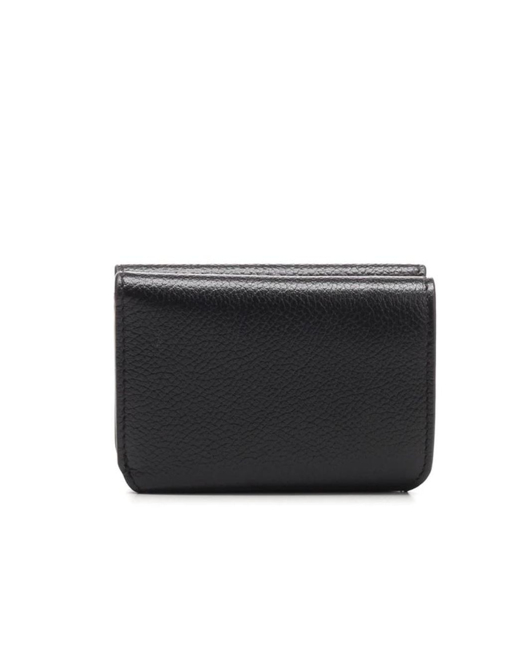 Balenciaga Black Logo Printed Wallet