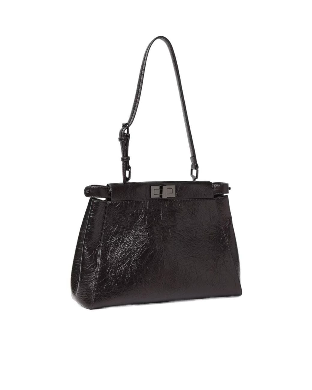 Fendi Black My Peekaboo Medium Shoulder Bag