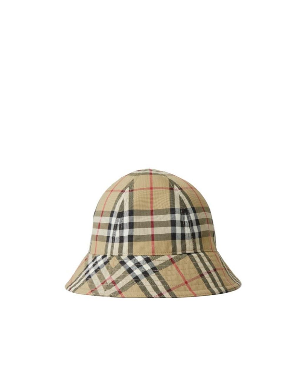 Burberry Multicolor Vintage Check Dropped Brim Bucket Hat for men