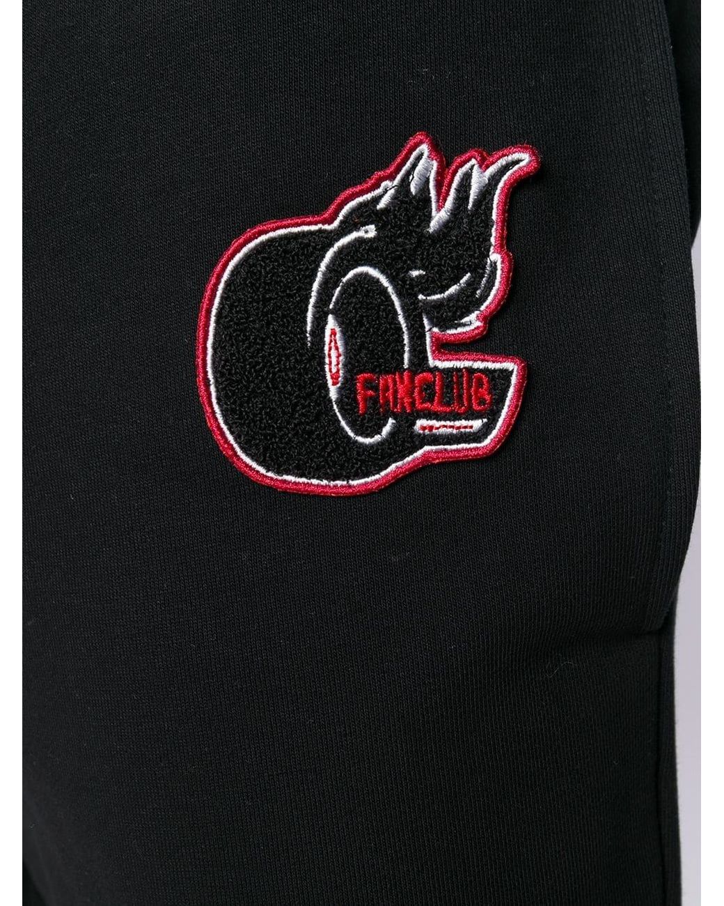 McQ Alexander McQueen Black Embroidered Patch Sweatpants for men