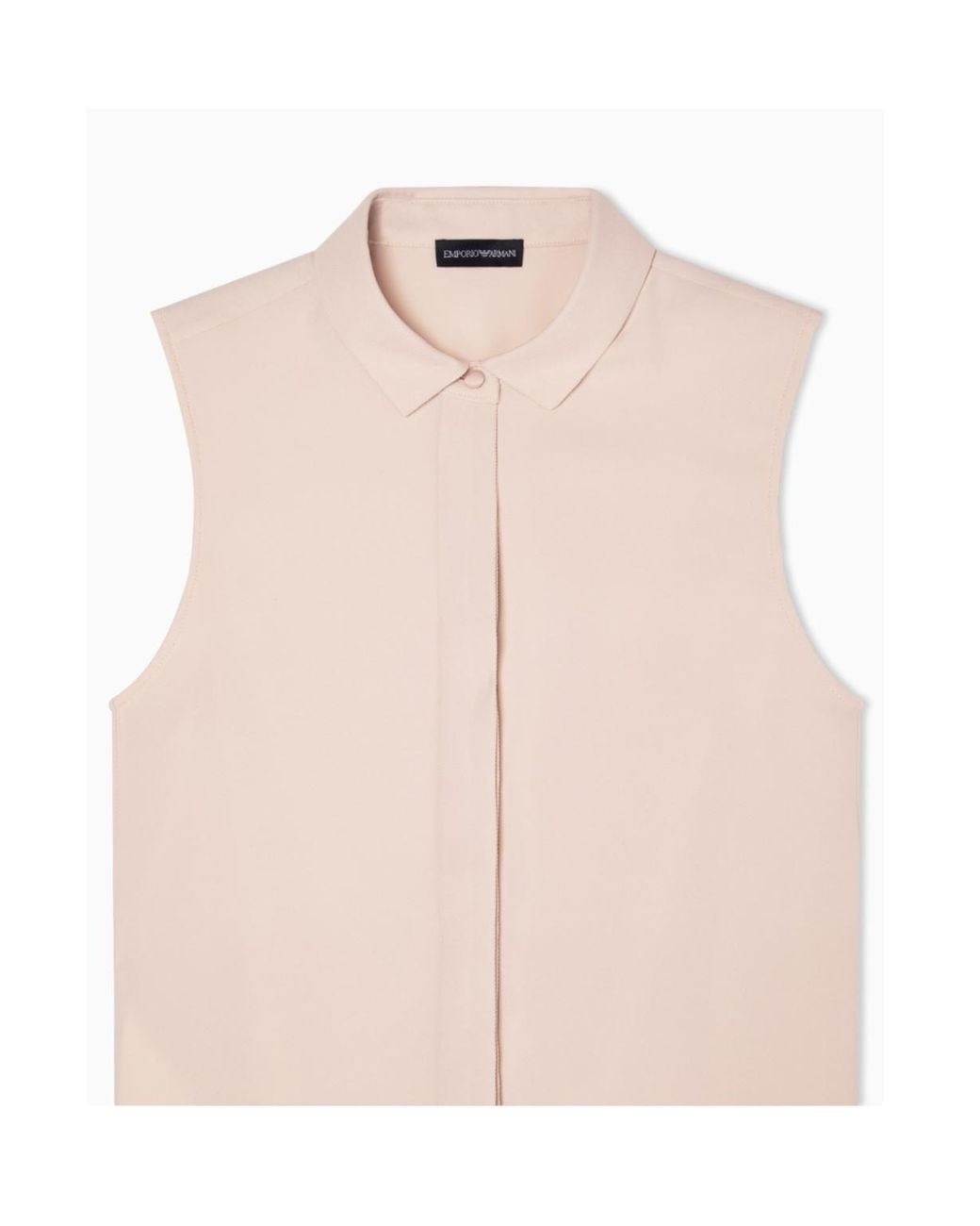 Emporio Armani Pink Sleeveless Shirt