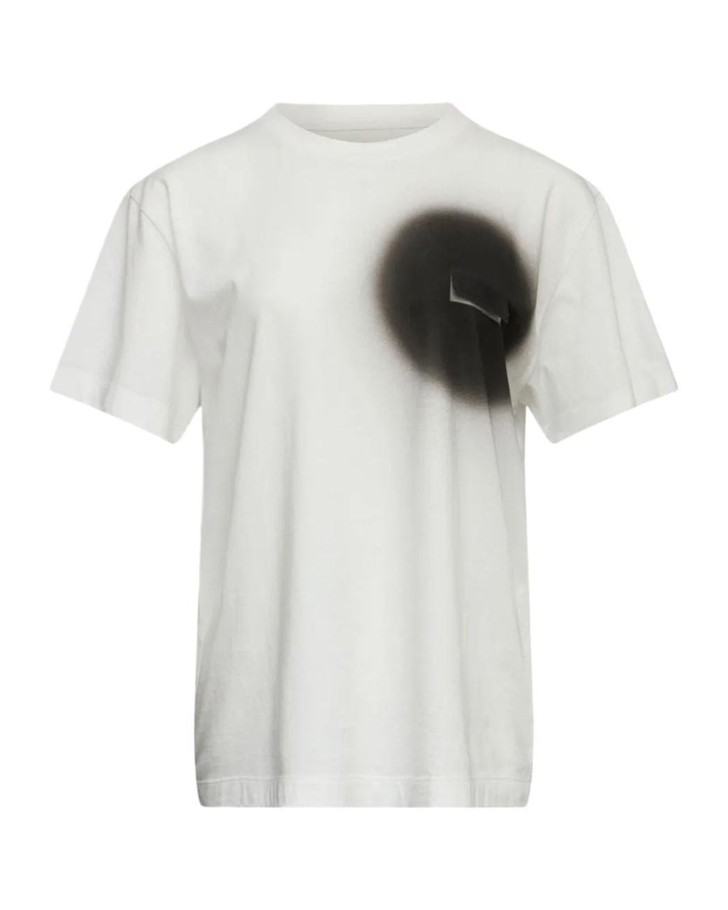 MM6 by Maison Margiela White Spray Paint T-Shirt