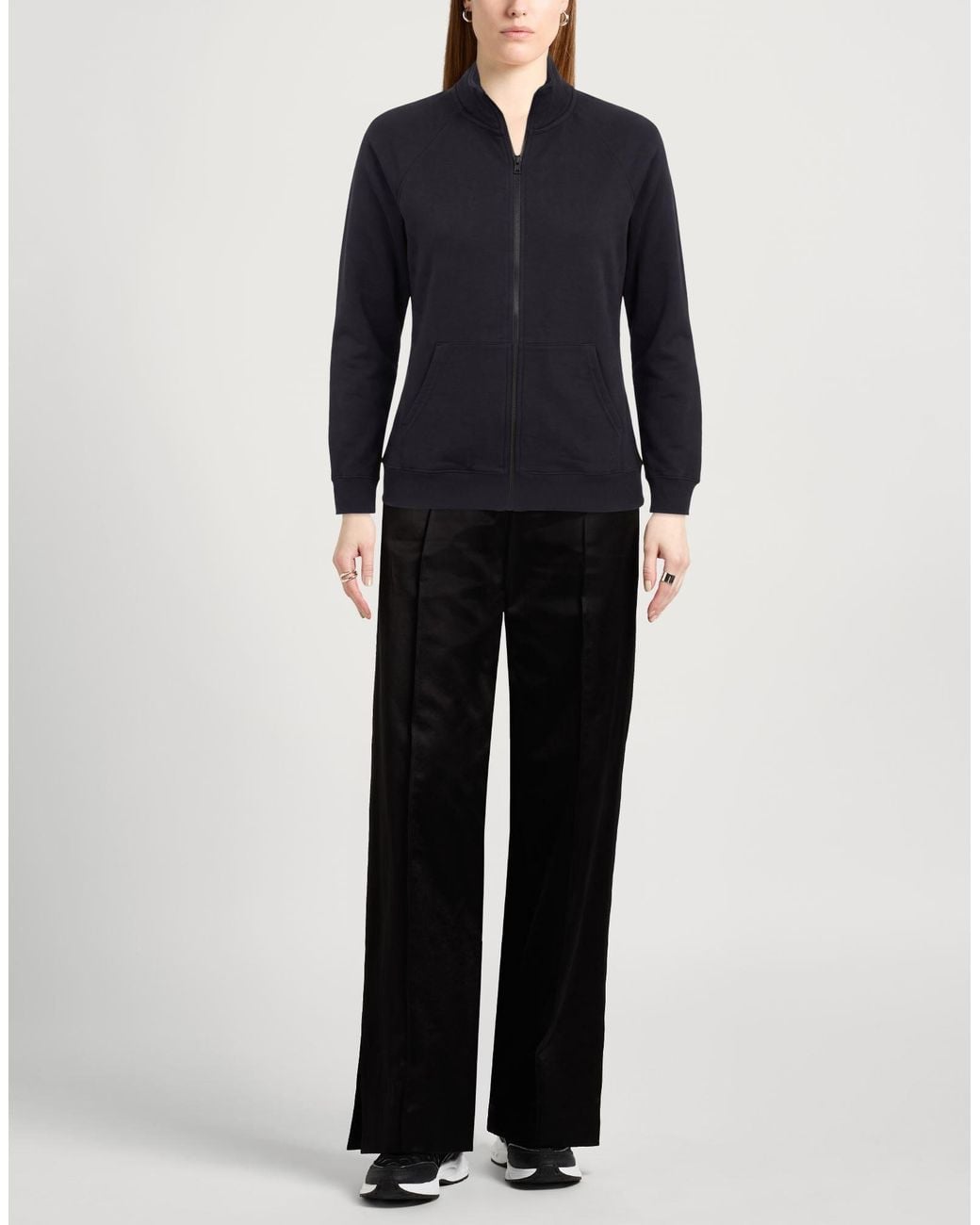 Dolce & Gabbana Blue Solid-Color Long-Sleeve Turtleneck Sweatshirt