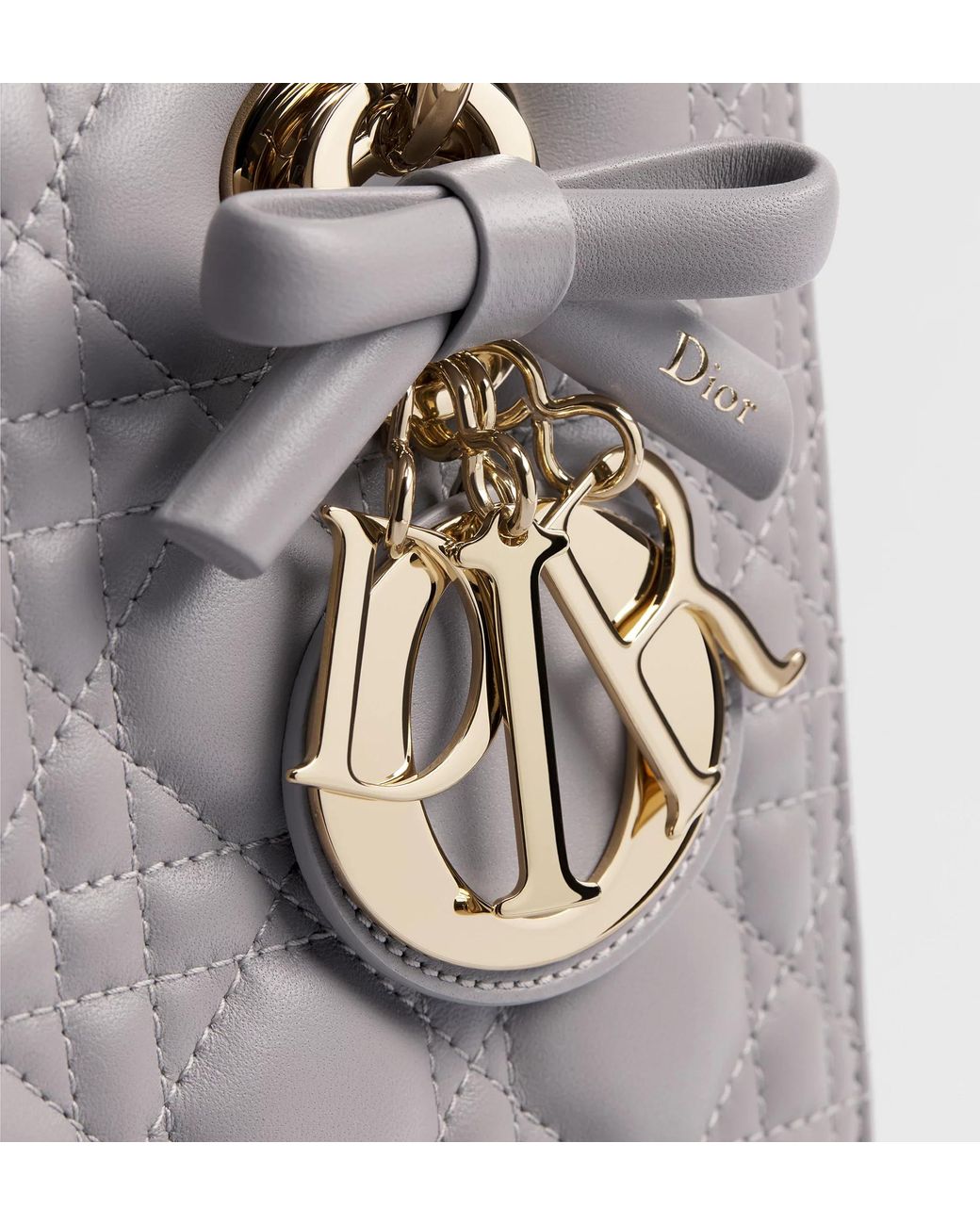 Dior Gray Medium Lady Bag