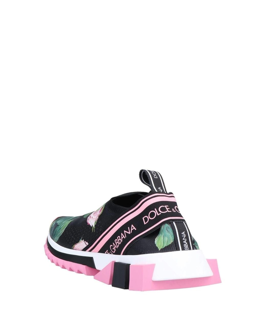 Dolce & Gabbana White Letter Print Sneakers