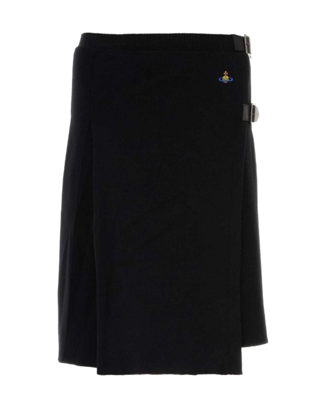Vivienne Westwood Black Alex Kilt Pleated Pants