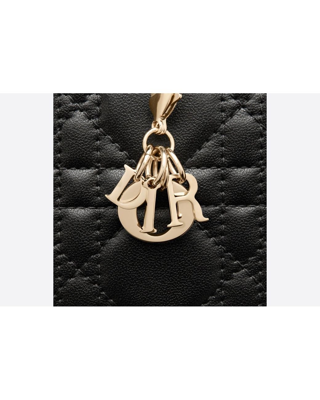 Dior Black Small Lady Voyageur Coin Purse