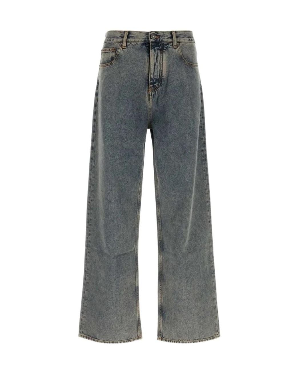 Amiri Gray Belt-Loop Jeans for men