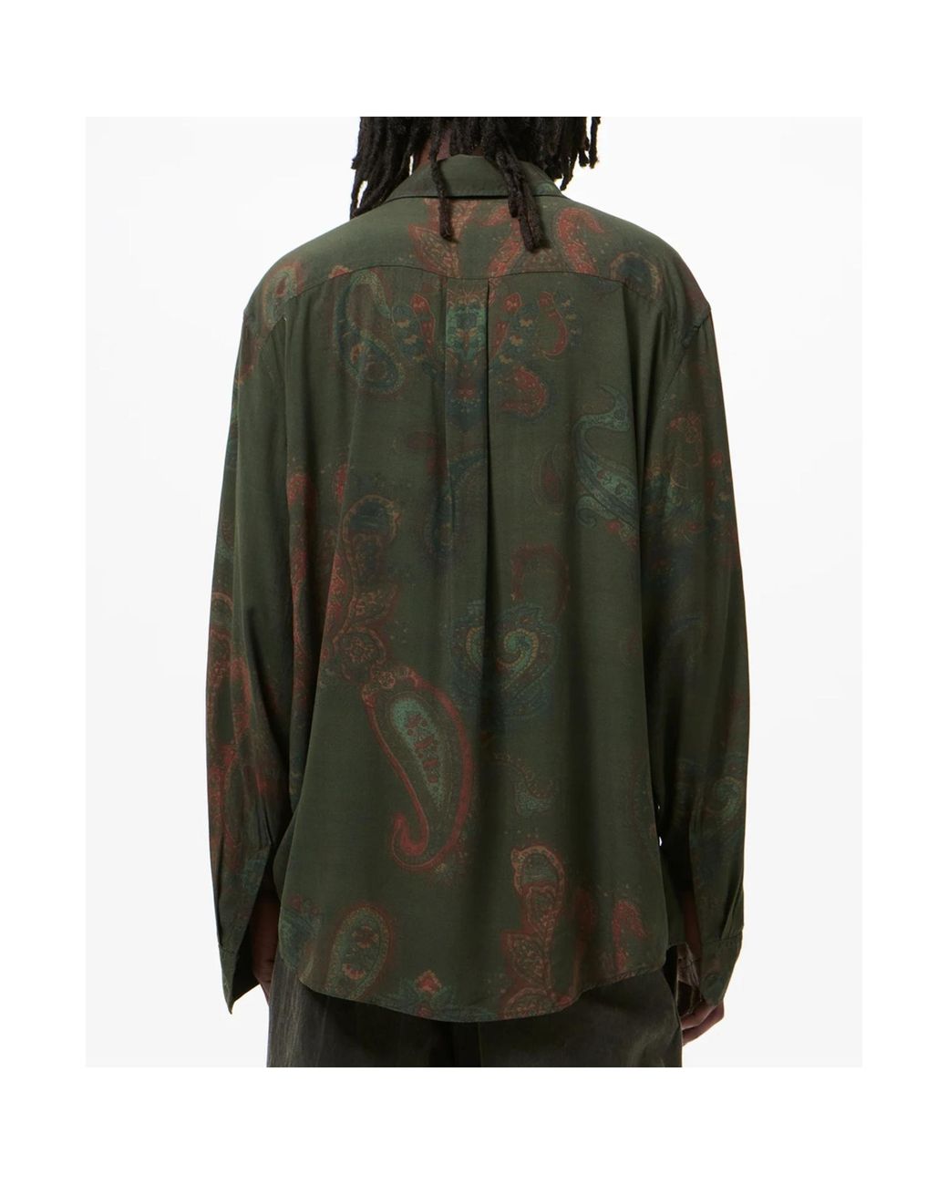 Our Legacy Green Beyond Forgotten Paisley Print Shirt for men