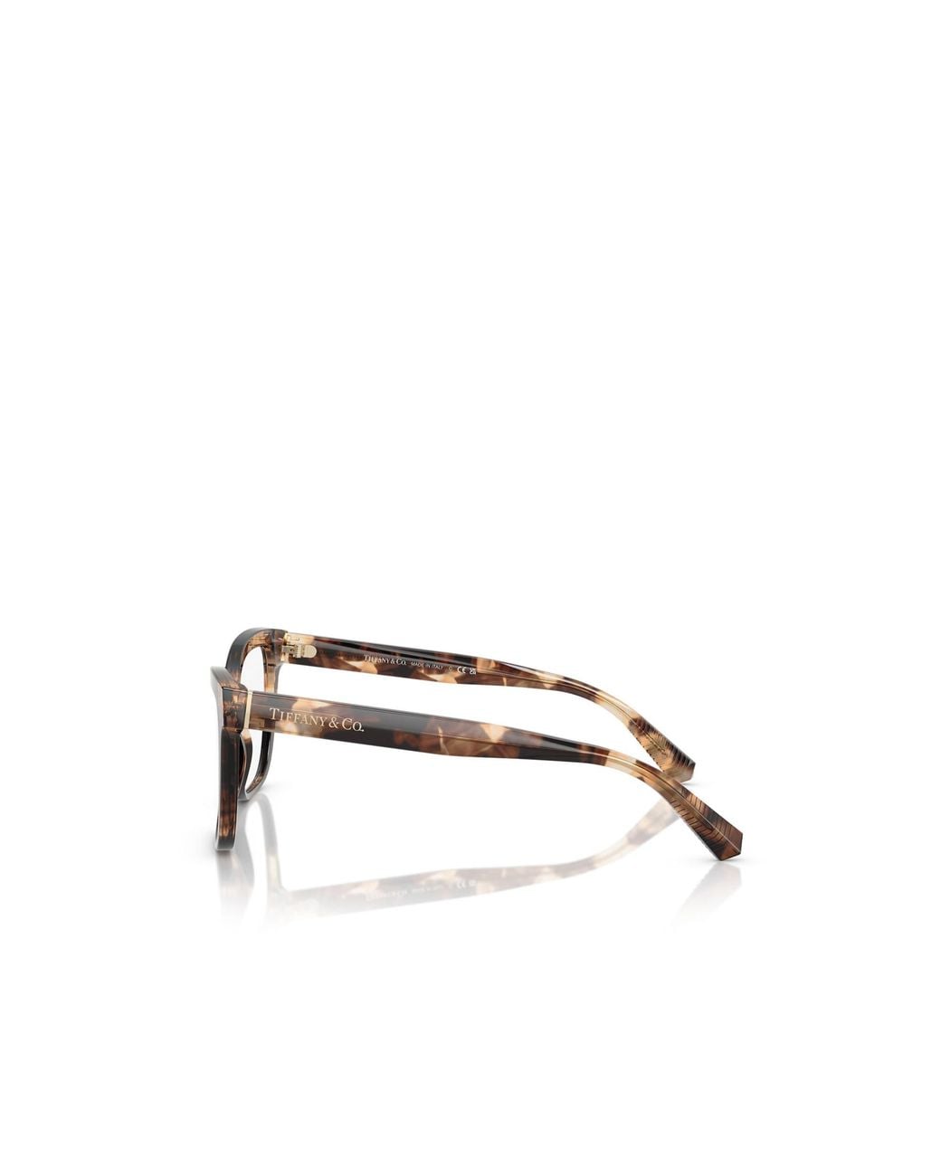 Tiffany & Co White Square Frame Glasses