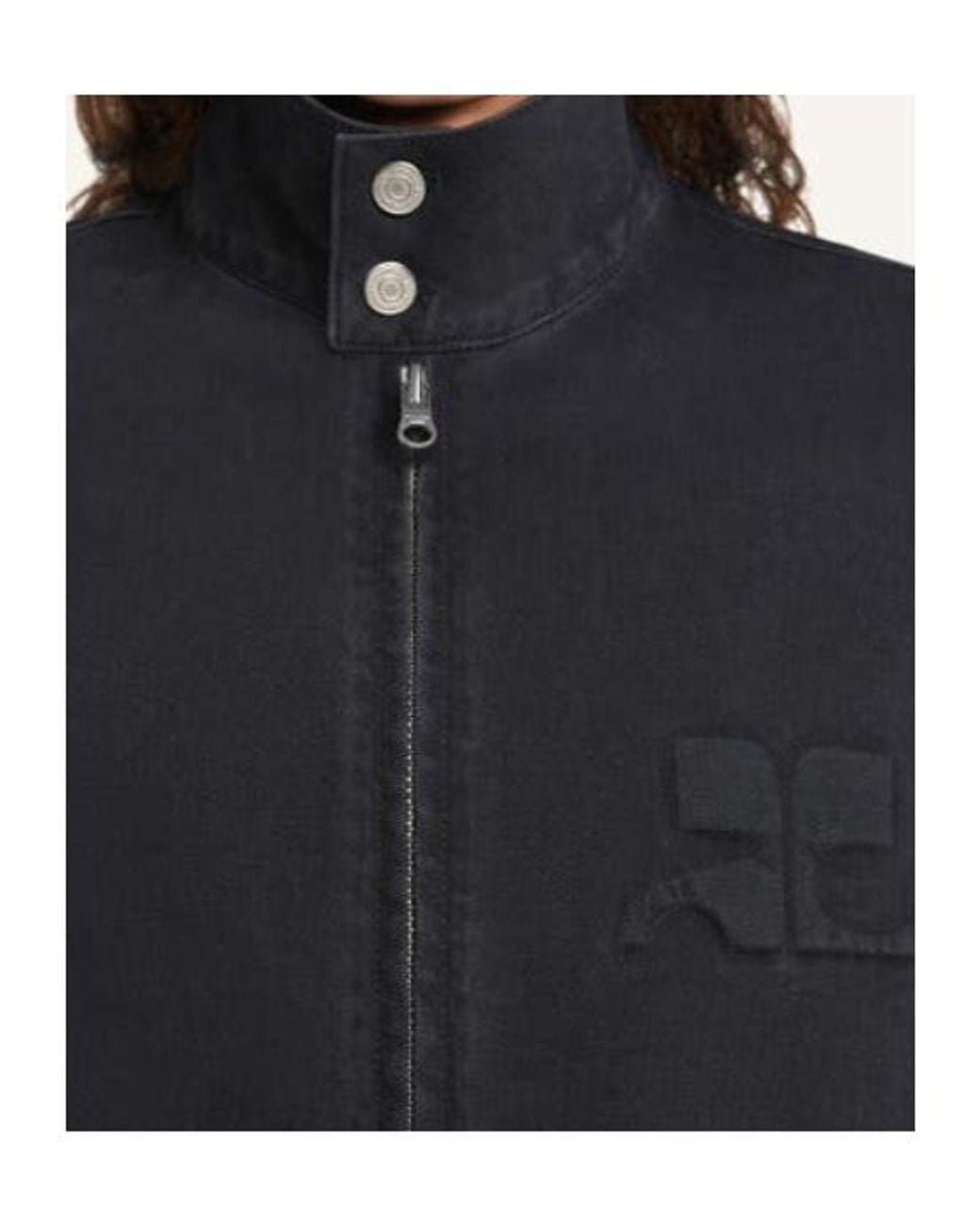 Courreges Black Courrèges City Shadow Denim Jacket for men