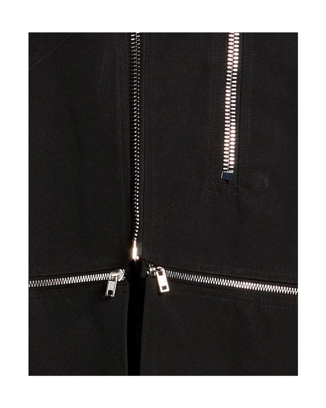 Rick Owens Black Full-Length Jacket