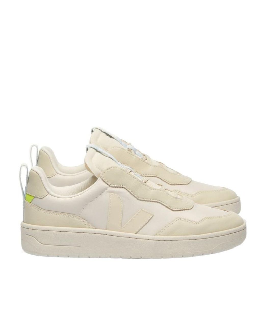 Veja Natural X Cfcl V-90 Leather Sneakers