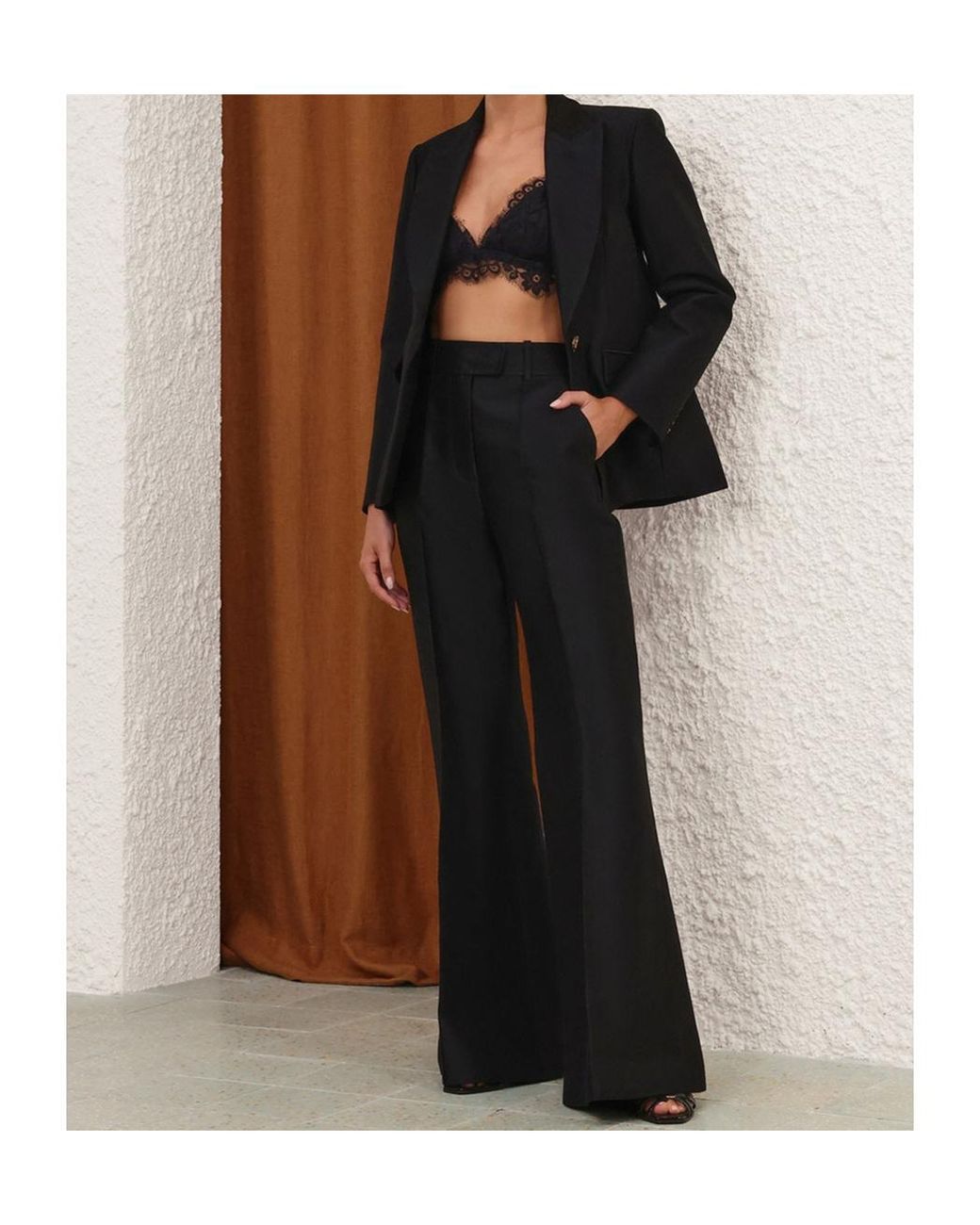 Zimmermann Black Teddy Bralette