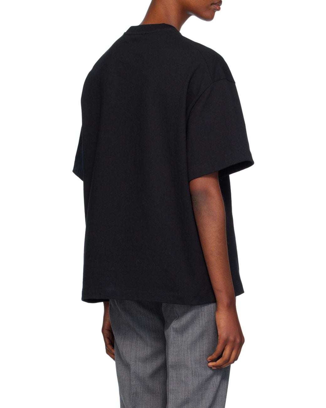 Jil Sander Black Crewneck Short Sleeved T-Shirt