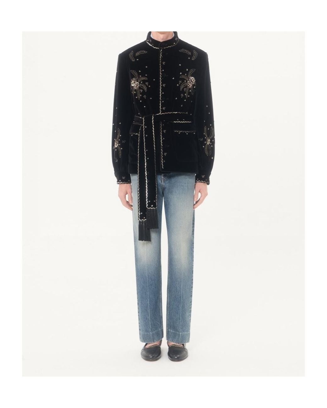 Red Jacket Normal Valentino Long-Sleeve Casual Jacket in Black for Men | Lyst