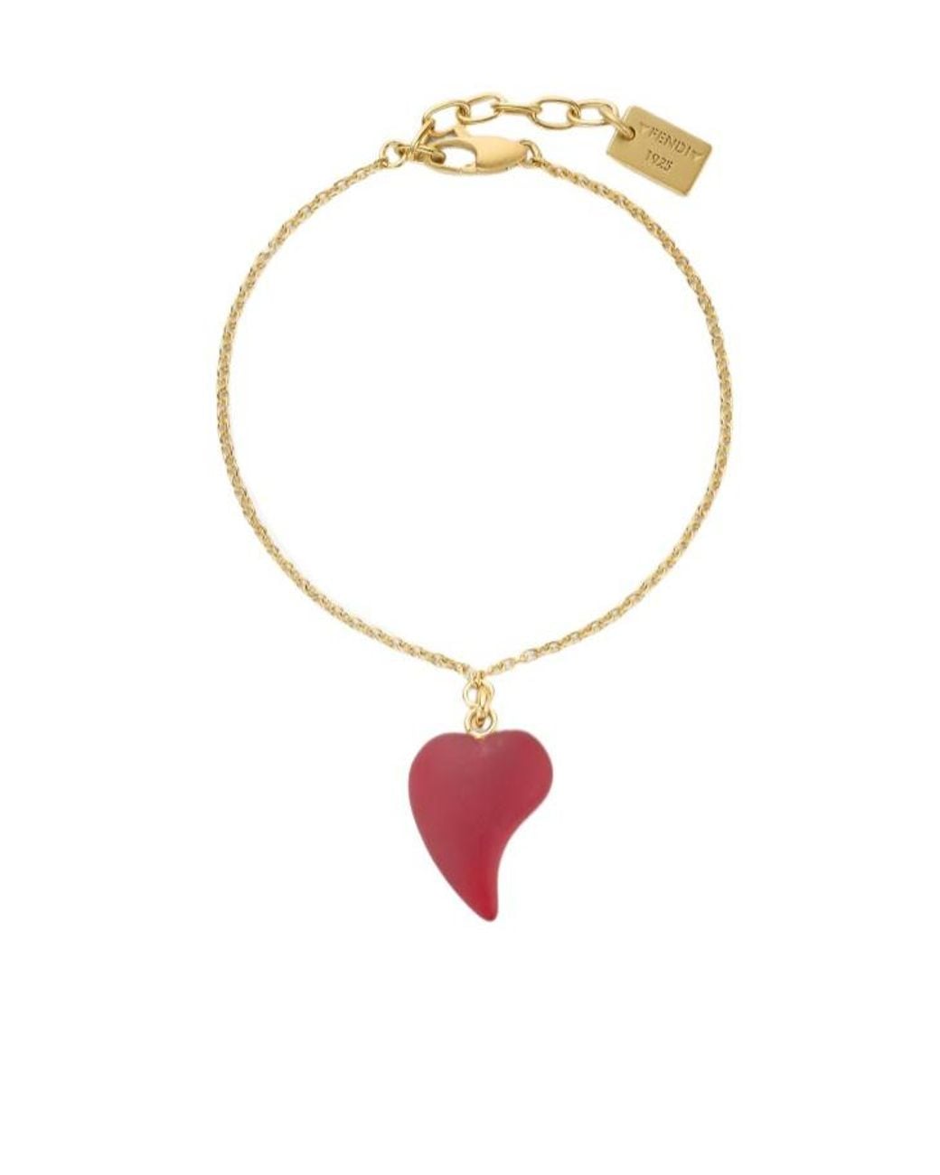 Fendi White Heartbeat Bracelet