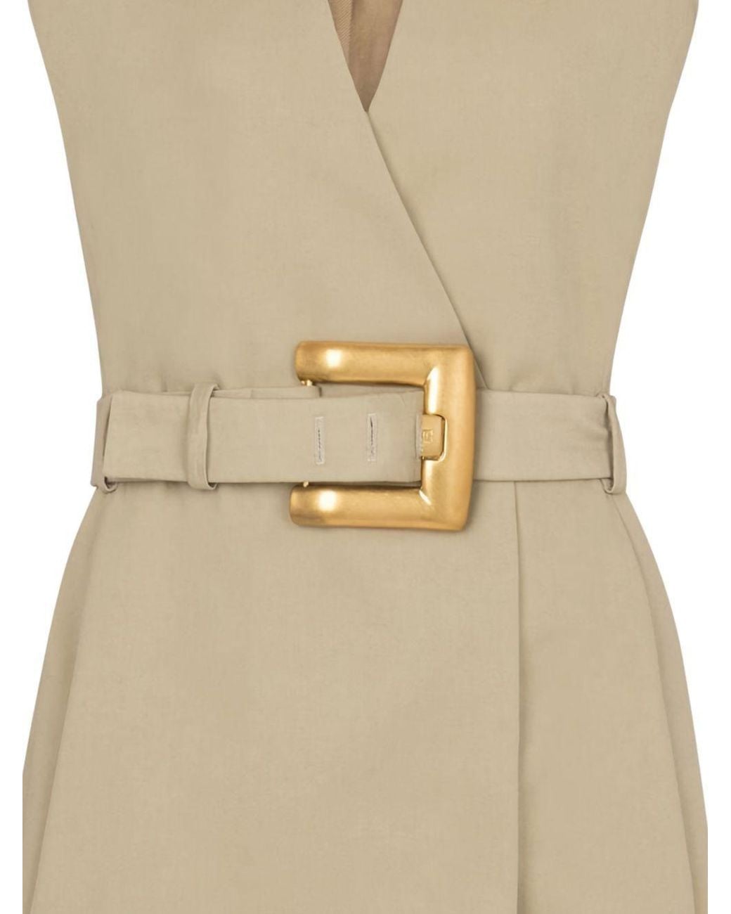 Balmain Metallic Wrap Dresses